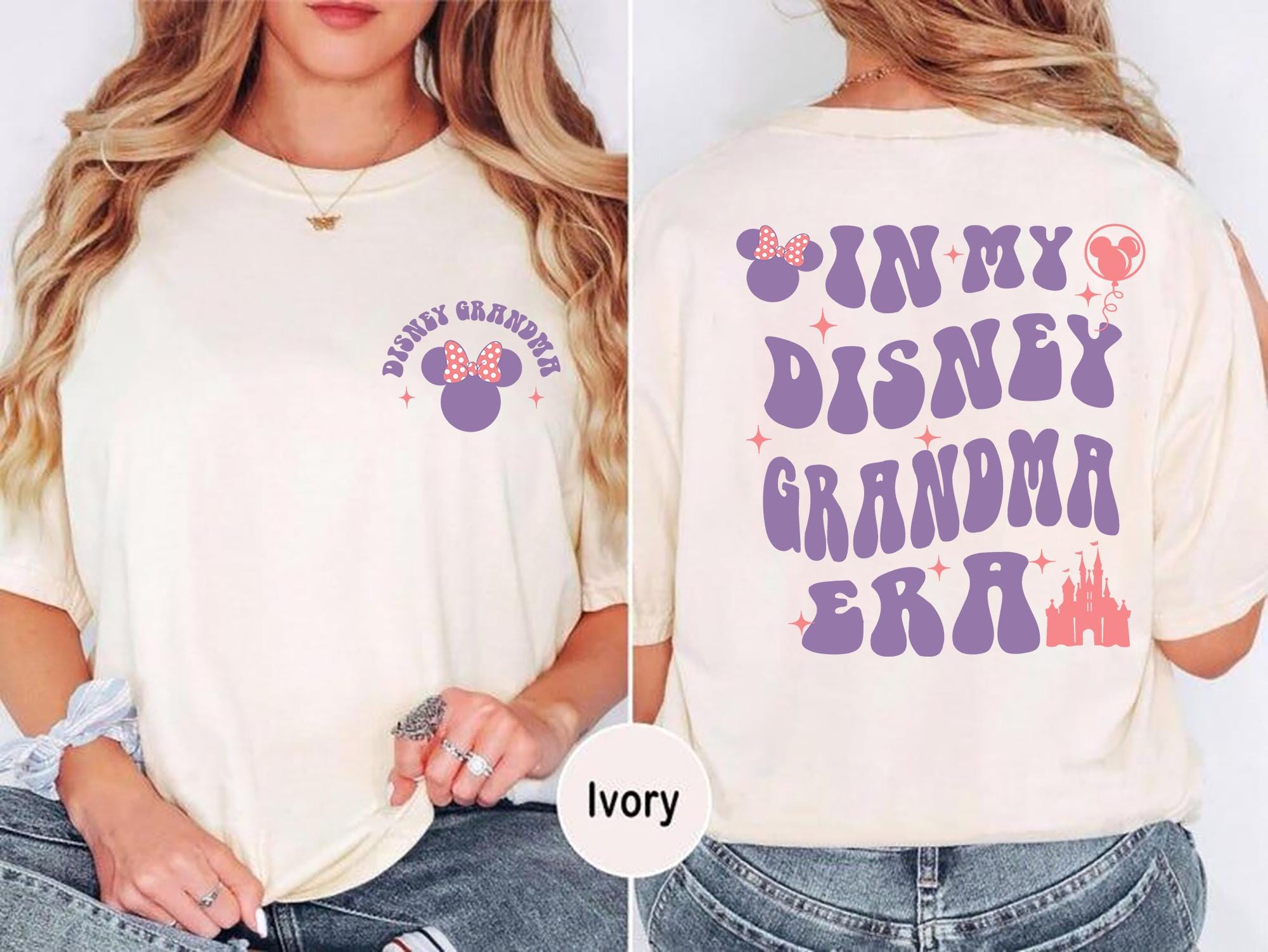 In My Disney Grandma Era Shirt Custom Disney Grandma Tee Disney Grandma Shirt Disney Mothers Day Shirt Matching Family Disney Trip Shirt Graphic Tee – Warm & Stylish · Must-Have Style