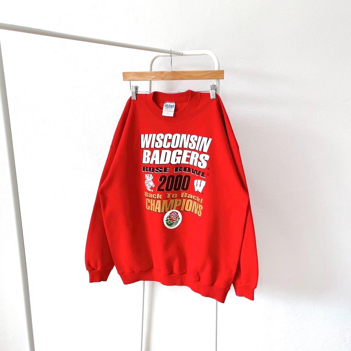 Vintage 00s Wisconsin Badgers Rose Bowl 2000 NCAA vintage Gildan red sweatshirt XL Sweatshirt – Fan Favorite · Top Pick For Any Outfit