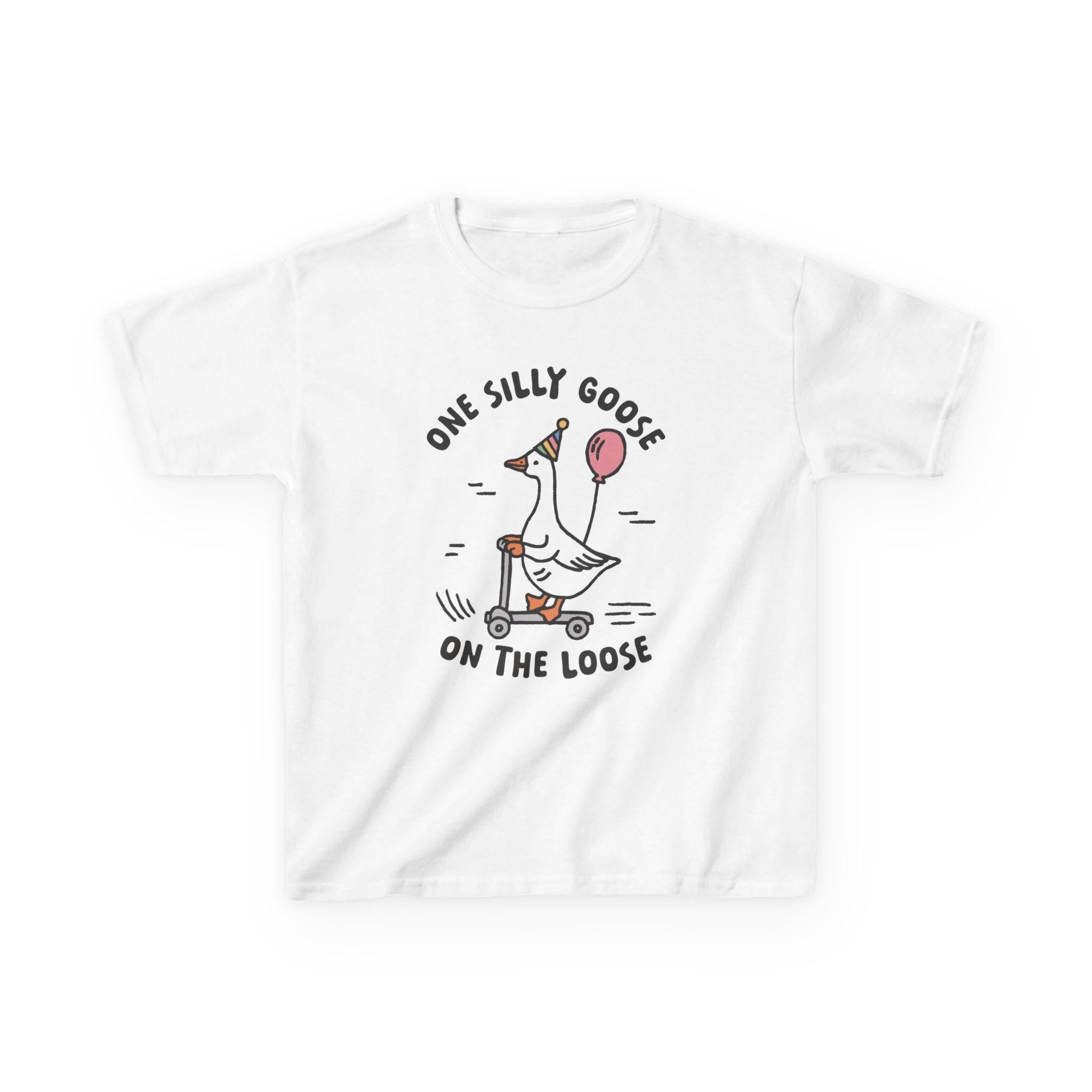 Kids Tee One Silly Goose On The Loose Onesie Funny Toddler Shirt Cute Kid39s Shirt First Birthday Gift Goose Shirt Silly Goose Shirt Graphic Tee – Fan Favorite · Trending Graphic Apparel