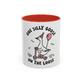 Silly Goose Coffee Mug Fun Gift for Bird Lovers Quirky Home Decor Birthday Celebration Office Mug Unique Animal Design Graphic Tee – Aesthetic Look · Must-Have Style