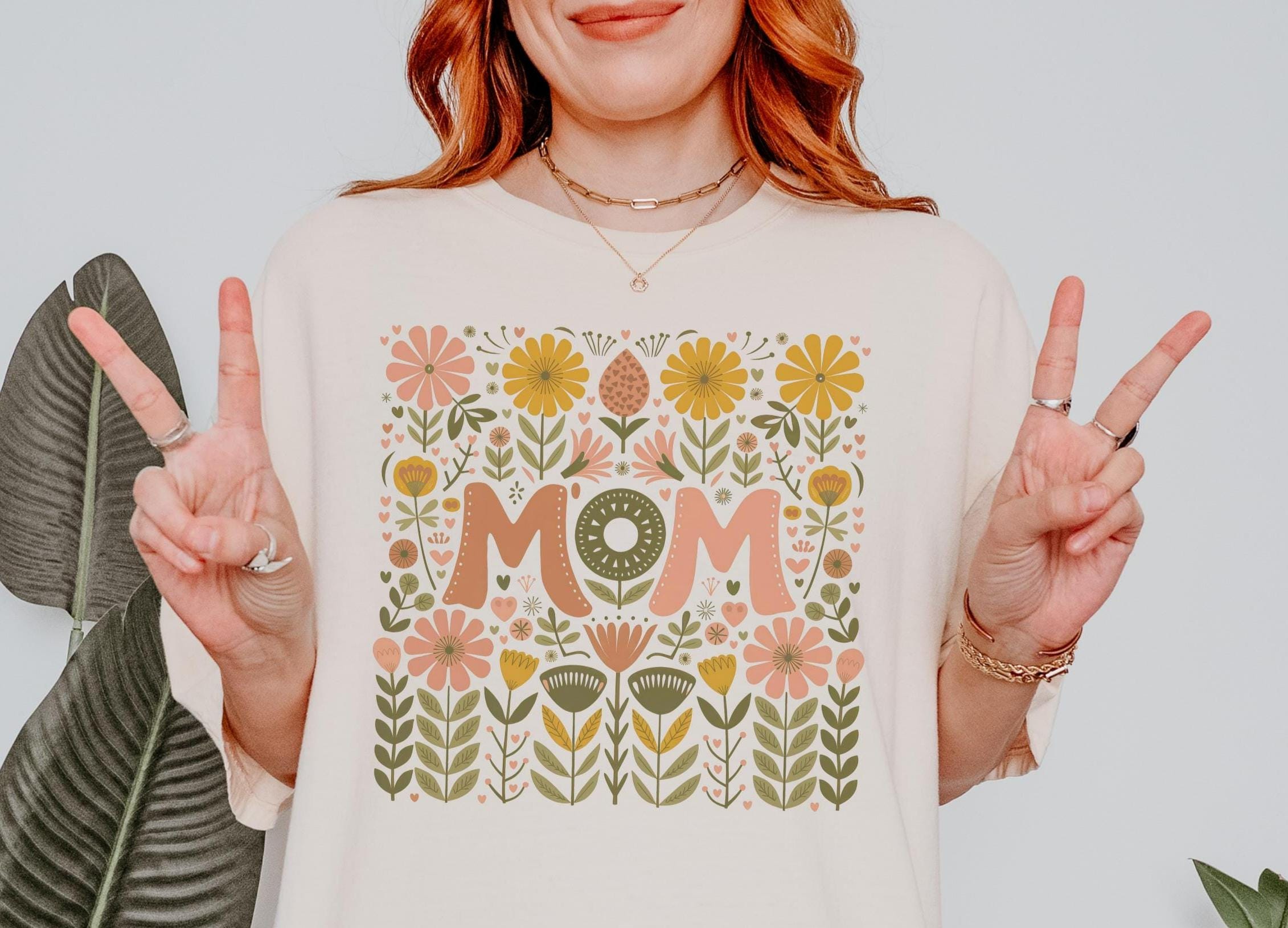 MOM Shirt Boho Floral Mom Tshirt Perfect Birthday or Mother39s Day Gift for Mom or Mom to Be Gift Graphic Tee – Easygoing Wear · Top Pick For Any Outfit