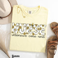 Intensive Care Unit Shirt Sunflower Tee Flowers Bee Cute Nurse Tshirt RN Crew Summer Emergency ICU Nursing Gift Graphic Tee – Cozy Vibes · Must-Have Style