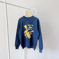 Vintage 90s Notre Dame Fighting Irish NCAA vintage Trench blue sweatshirt L Sweatshirt – Warm & Stylish · Perfect For Daily Wear