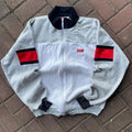 Vintage Wilson Tag Wilson Spellout Small Logo Embroidered Sweatshirt Crewneck Sweater Full Zipper Wilson Baggie Colour Gray Size X Large Sweatshirt – Cozy Vibes · Trending Graphic Apparel
