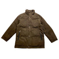 Pierre Cardin Padded Coat Vintage Mens Designer Brown Faux Suede Long Puffer Graphic Tee – Soft Feel · Must-Have Style