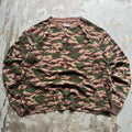 Vintage Y2K Camo Grunge Thermal Waffle Knit Henley Shirt Graphic Tee – Warm & Stylish · Must-Have Style