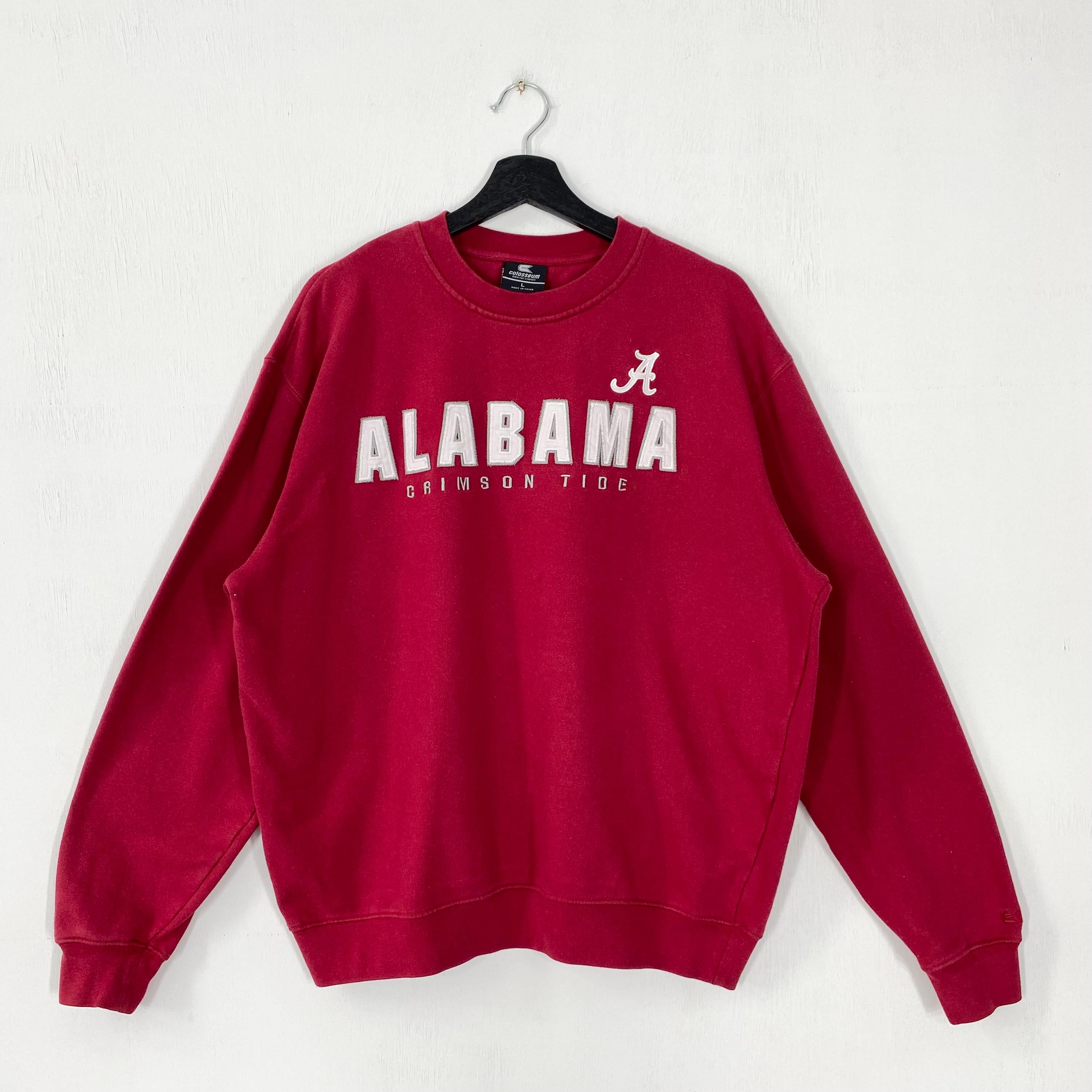 Vintage University Alabama Sweatshirt University Alabama Crewneck Alabama Sweater Pullover Alabama Crimson Tide Embroidered Logo Red Large Sweatshirt – Everyday Comfort · Perfect For Daily Wear