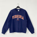Vintage University Virginia Sweatshirt University Virginia Crewneck Virginia Sweater Pullover Virginia Cavaliers Print Logo Blue Small Sweatshirt – Cozy Vibes · Must-Have Style