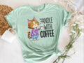 Funny Coffee Cat Meme Shirt Gifted Coffee Lover Shirt Gift For Cat Owner Funny Coffee Lovers Shirt Shirt Catful Funny Gifted Coffee Tee Graphic Tee – Soft Feel · Must-Have Style