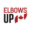 Canada Elbows Up Kiss Cut Stickers Unique Laptop Decals Canada Pride Stickers Gift for Canadians Kindness Quote Decor Canadian Flair Graphic Tee – Everyday Comfort · High-Quality Print