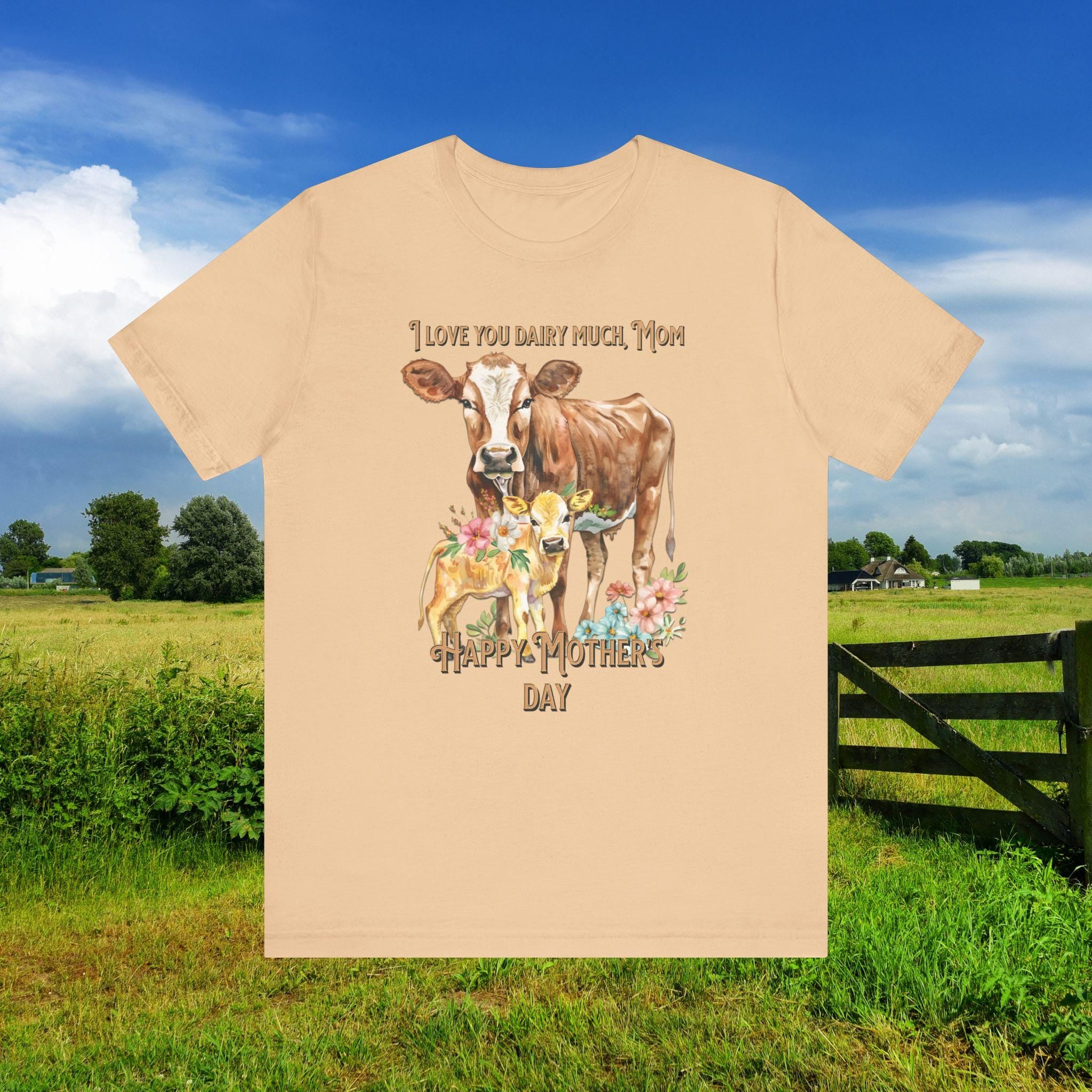 I Love You Dairy Much Mom A Sweet Moo velous Tribute Graphic Tee – Bold Style · Top Pick For Any Outfit
