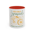 Lemonade Accent Coffee Mug Fun Kitchen Decor Gift for Lemon Lovers Summer Vibe Bright Accent for Beverages Fresh and Sweet Design Graphic Tee – Warm & Stylish · Must-Have Style