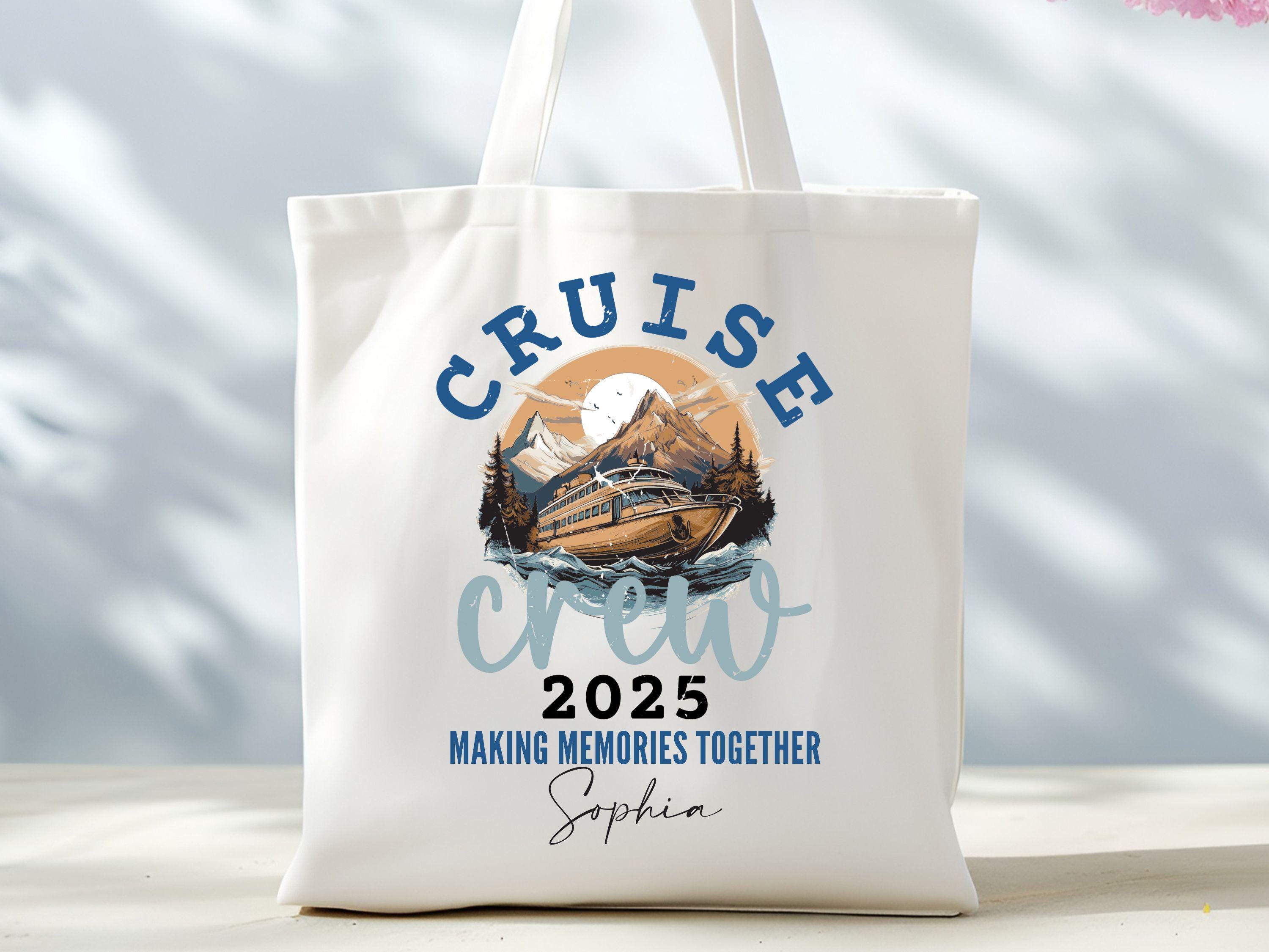Cruise Girls Trip Custom Tote Bag Travel Gift Disney Carnival Cruise Family Reunion 2025 Totes Personalized Cruise Crew Group Canvas Bags Tote Bag – Premium Graphic · Trending Graphic Apparel