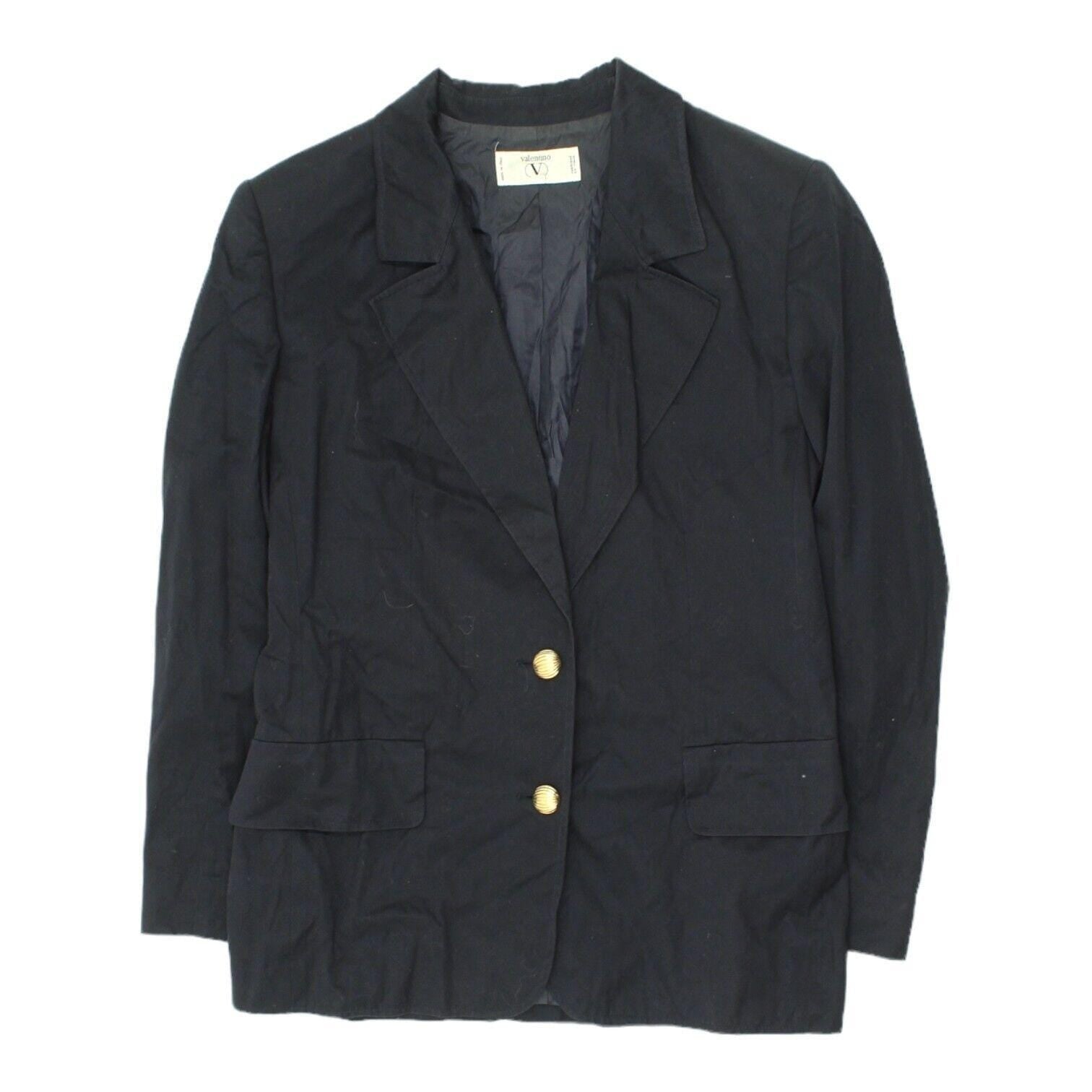 Valentino Womens Black Wool Blazer Jacket Vintage High End Designer Suit VTG Graphic Tee – Soft Feel · Great Gift For Fans