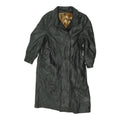 NinaBouttique Leather Overcoat Vintage Womens Designer Black Button Up Coat Graphic Tee – Aesthetic Look · Great Gift For Fans