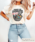 Bunnies Are Overrated Stay Feral T shirt Funny Easter Raccoon Shirt Feral Easter Shirt Humorous Easter Gift Retro Easter Bunny Crewneck Graphic Tee – Soft Feel · Great Gift For Fans