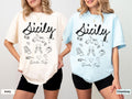 Sicily Italy Shirt Girls Trip Shirts Gifts for Her Comfort Colors Vacation Tshirt Matching Shirts Friends Tee Graphic Tee – Warm & Stylish · Great Gift For Fans