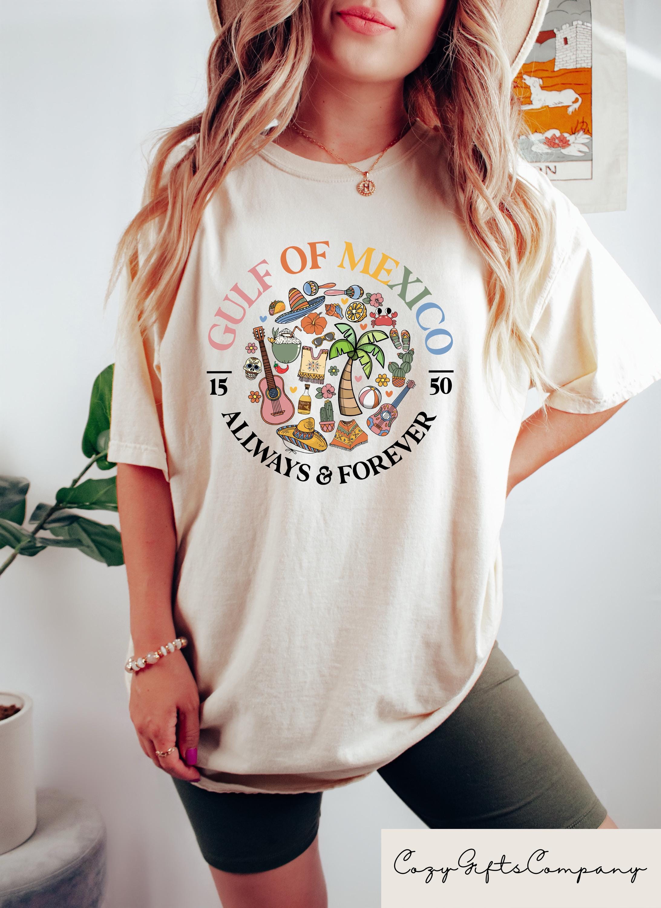Gulf Of Mexico T shirt Gulf Of Mexico Est 1550 Sweatshirt Retro Comfort Anti Trump Shirt Mexican Woman Gift Gulf Coast Crewneck Sweatshirt – Aesthetic Look · High-Quality Print