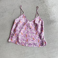 Victoria39s Secret pink floral and tiger print silky satin tank top cami size S Tank Top – Bold Style · High-Quality Print