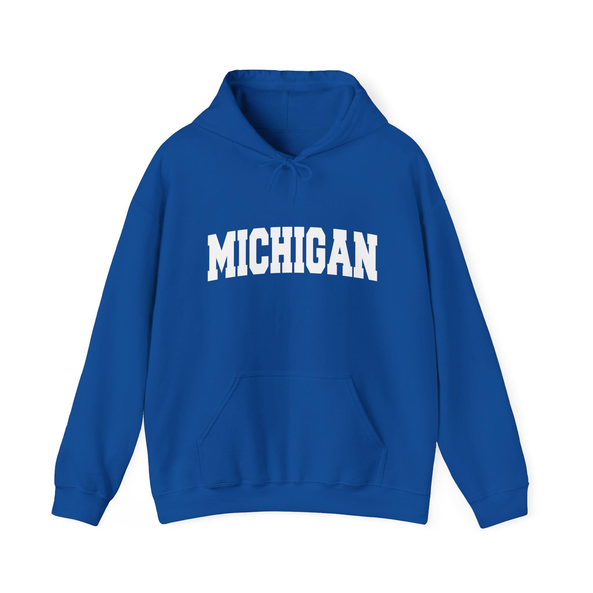 Michigan Graphic Hoodie Unisex Hooded Sweatshirt Collegiate Style Hoodie – Feel-Good Design · Top Pick For Any Outfit