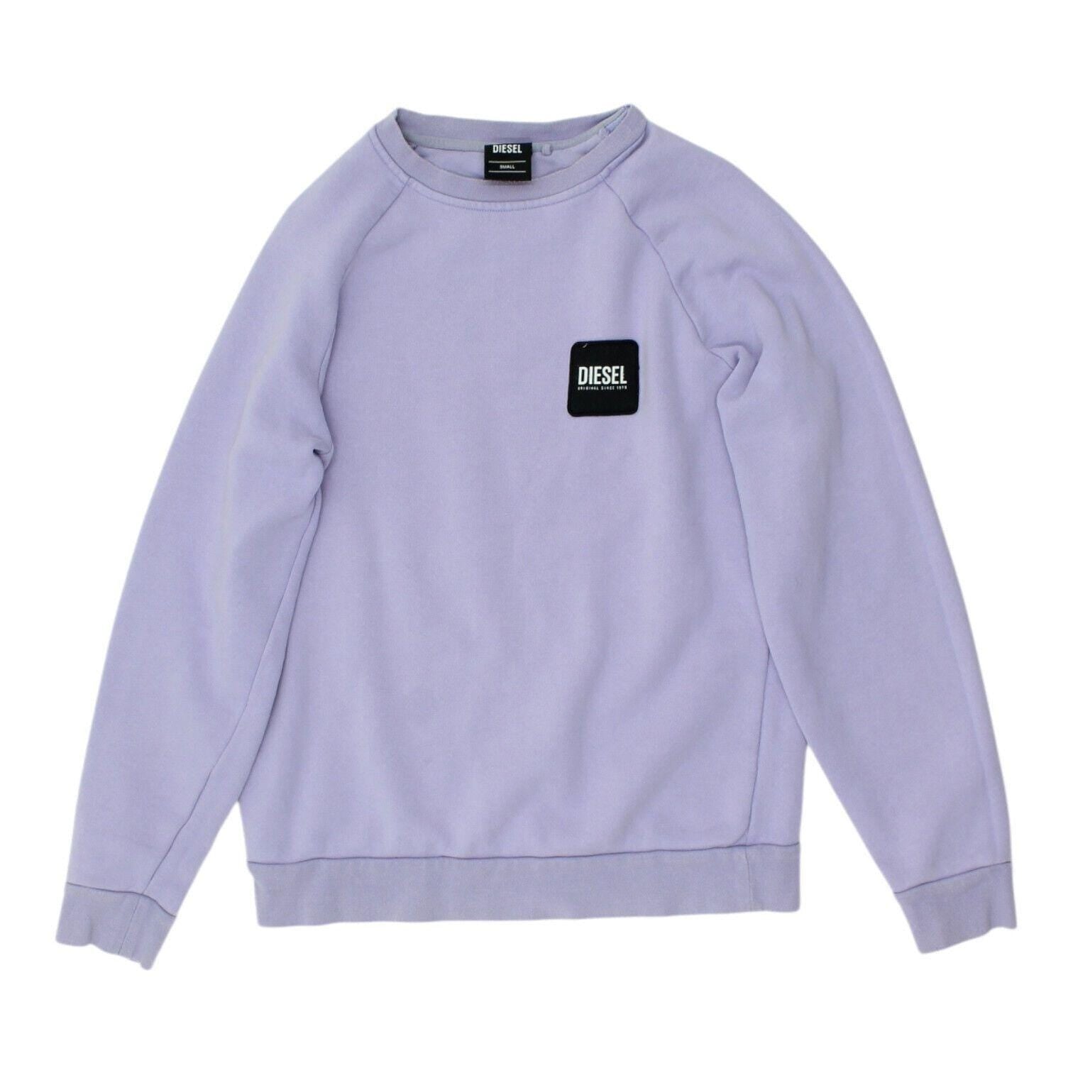 Diesel Womens Purple Sweatshirt Designer Pullover Casual Crew Neck Logo Sweatshirt – Fan Favorite · Must-Have Style