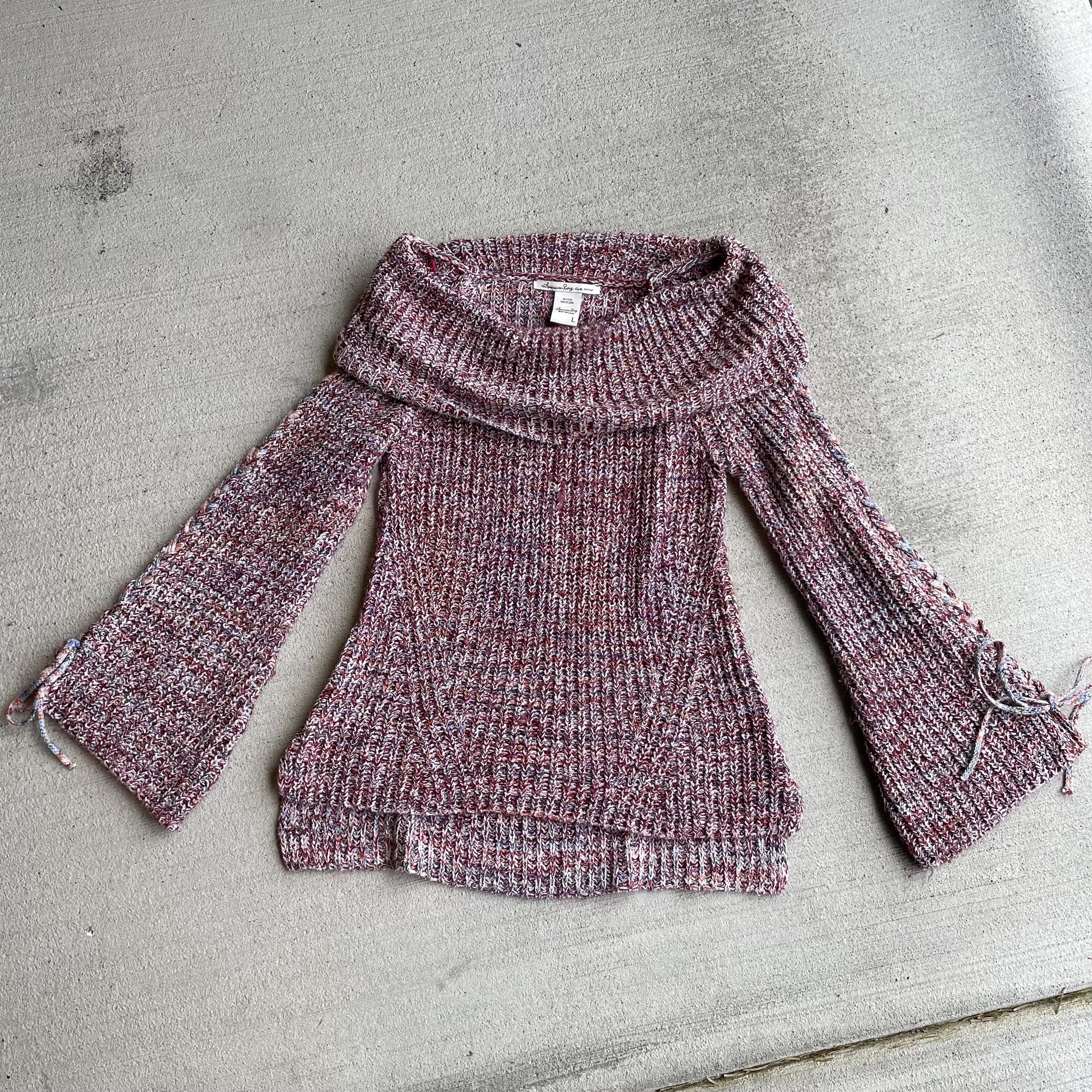 y2k chunky off the shoulder bell sleeve knit sweater vintage 00s size ml Graphic Tee – Bold Style · Great Gift For Fans
