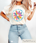Focus On The Good And The Good Gets Better T shirt Positive Quotes Shirt Inspirational Sweatshirt Mental Health Gift Floral Graphic Tee Sweatshirt – Feel-Good Design · Top Pick For Any Outfit