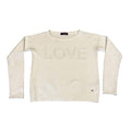 Trussardi Jeans Love Jumper Vintage Womens Designer White Knit Sweater Graphic Tee – Soft Feel · Trending Graphic Apparel