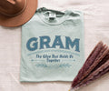 GRAM Shirt Grandma The Glue That Holds Us Together T Shirt Perfect Gift for Gram for Mother39s Day Graphic Tee – Soft Feel · Top Pick For Any Outfit