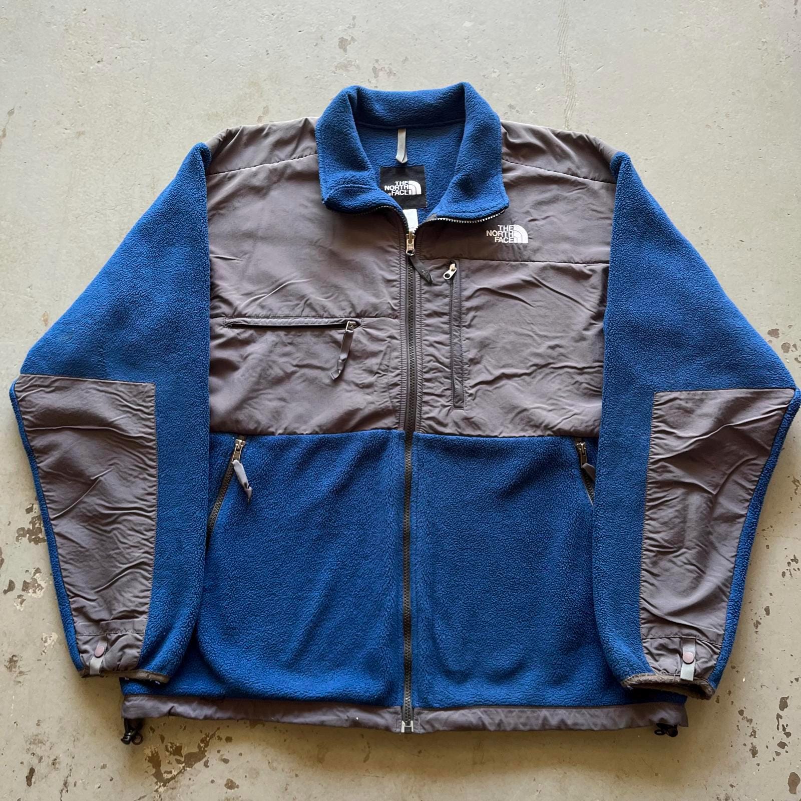 Vintage Y2K The North Face Denali Blue Grunge Fleece Jacket Graphic Tee – Bold Style · Top Pick For Any Outfit