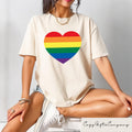 Retro Comfort Pride T shirt LGBTQ Pride Shirt LGBTQ Support Sweatshirt Minimalist Pride Gift LGBTQ Rainbow Tee Queers Outfit Sweatshirt – Cozy Vibes · Top Pick For Any Outfit
