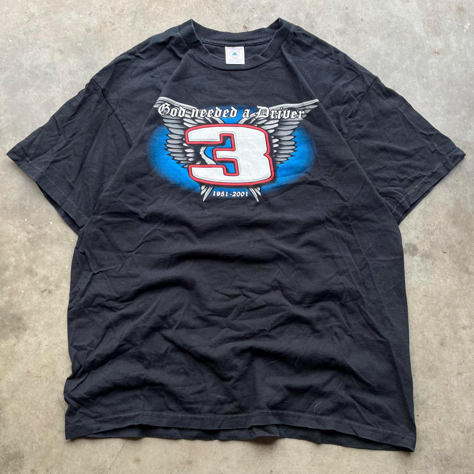 Vintage Y2K God Needed A Driver Dale Earnhardt NASCAR Shirt Graphic Tee – Soft Feel · Perfect For Daily Wear