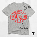Personalized Firefighter Shirt Customized Fire Station Tee for Men Women Unique Fireman Gift Graphic Tee – Soft Feel · Trending Graphic Apparel