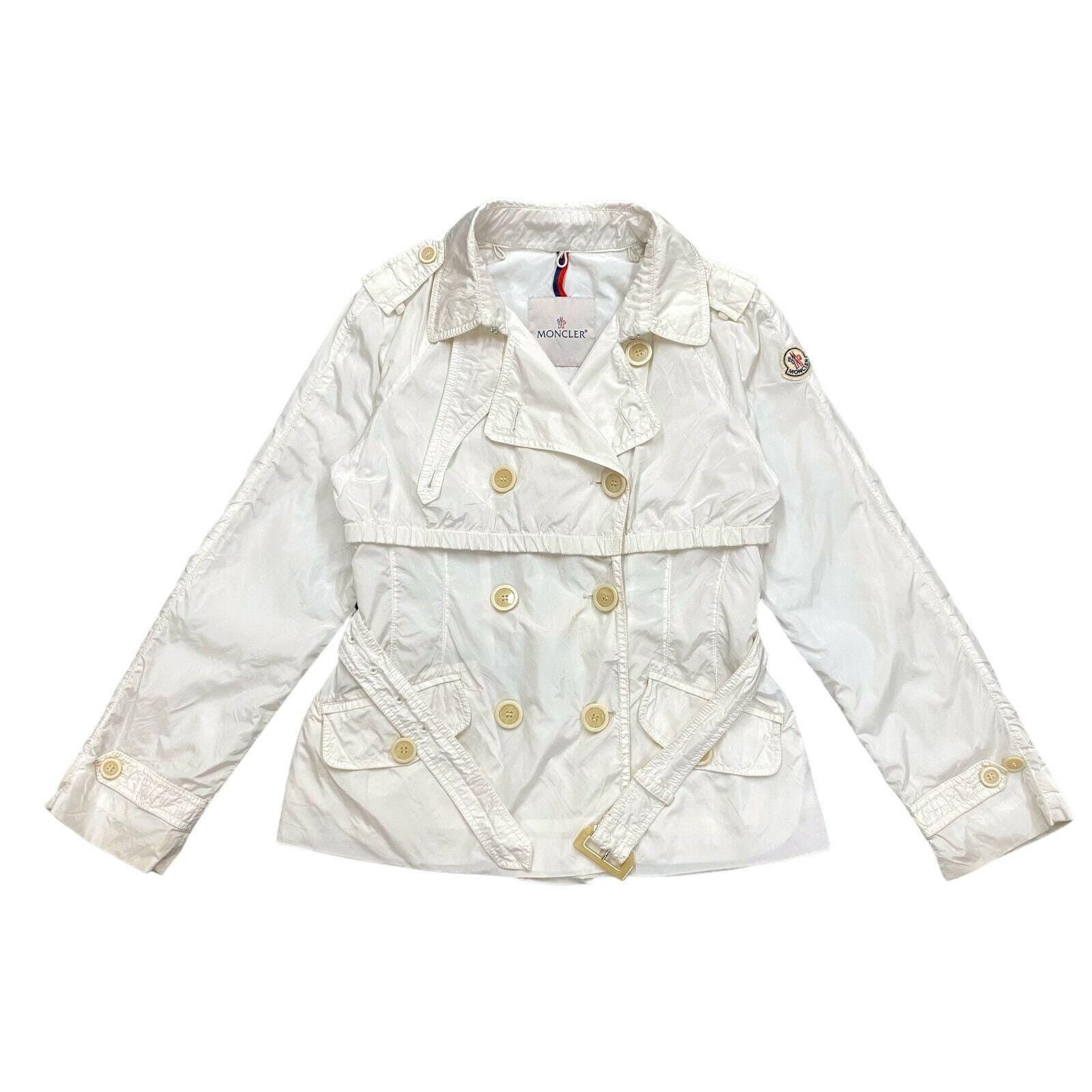 Moncler Kids Pea Coat Vintage Girls Lightweight Nylon Designer White Age 12 Graphic Tee – Everyday Comfort · Great Gift For Fans