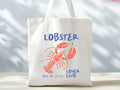 Lobster Tote Bag Lobster Lover Club Bag Seafood Grocery Bag Farmers Market Bag Cute Summer Canvas Tote Bag Lobster Gifts Tote Bag – Warm & Stylish · High-Quality Print