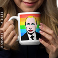 Vladimir Putin39s Pride Mug with Color Inside LGBTQ Rainbow Pride Coffee Mug Gift for Pride Rainbow Putin Mug Graphic Tee – Easygoing Wear · Top Pick For Any Outfit