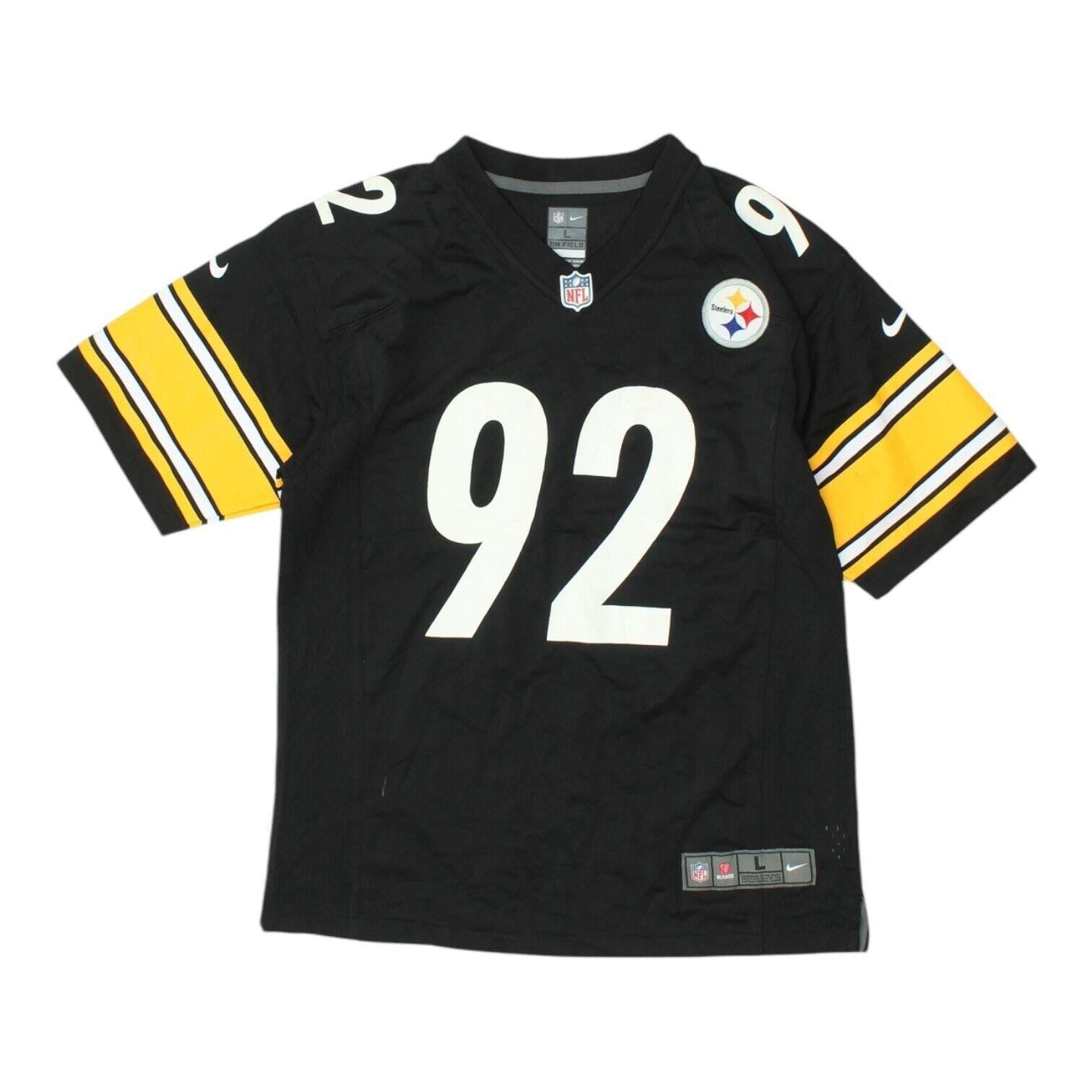 Pittsburgh Steelers Kids Jersey Nike NFL Boys Black Shirt James Harrison Sport Jersey – Aesthetic Look · Must-Have Style