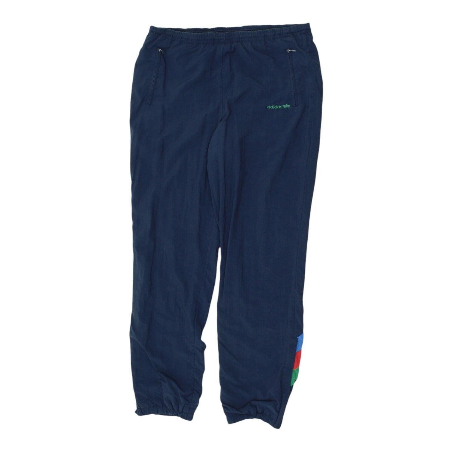 Adidas Navy Tracksuit Bottoms Vintage 90s Mens Sportswear Sports Track Pants Graphic Tee – Warm & Stylish · Perfect For Daily Wear