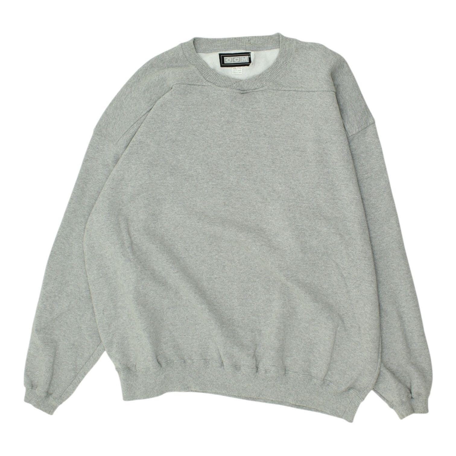 CCM NHL Grey Sweatshirt Vintage Mens Crew Neck Casual Ice Hockey Sportswear Sweatshirt – Easygoing Wear · Trending Graphic Apparel