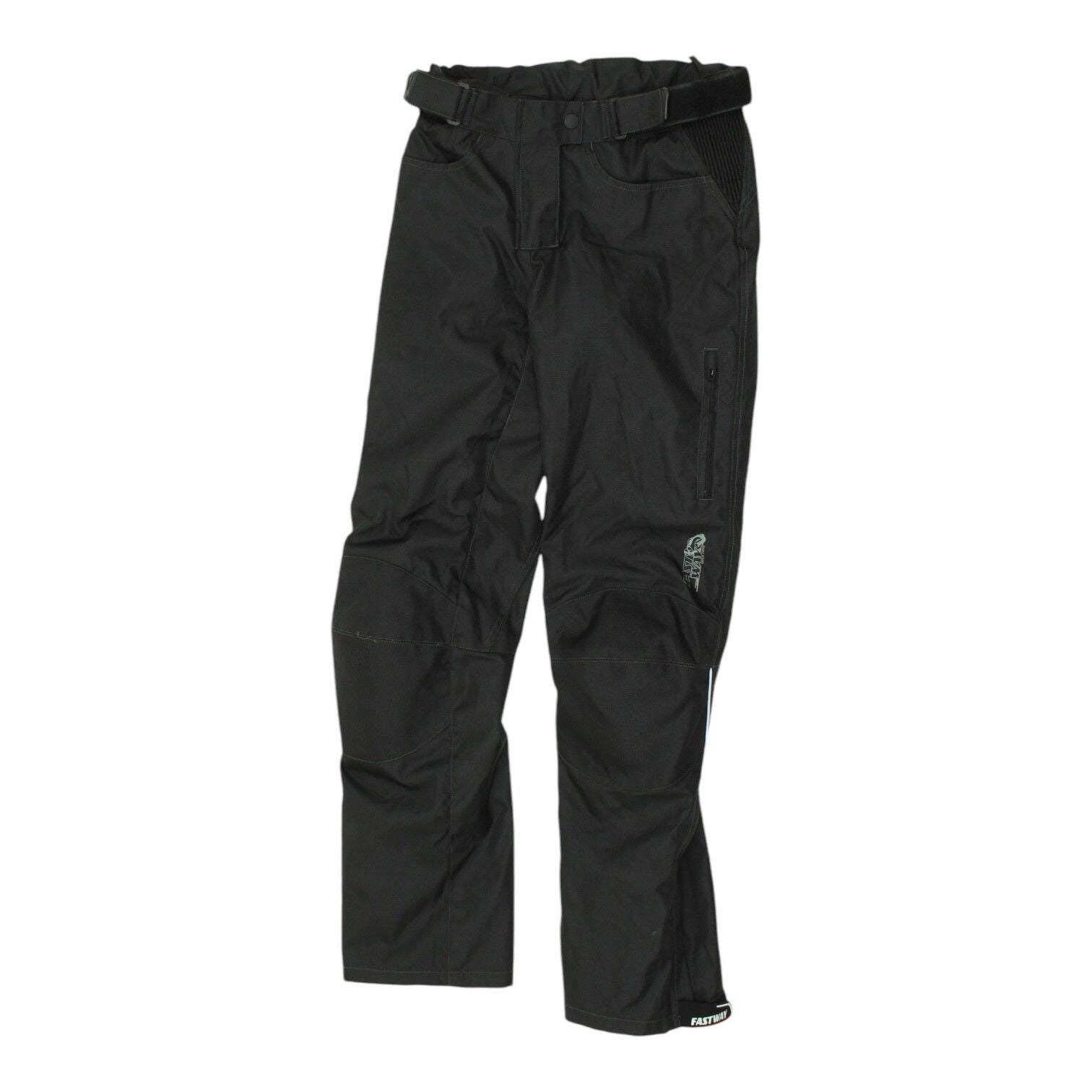 Fastway Black Motorcycle Trousers Vintage Mens Motorbike Biker Knee Pads Pants Graphic Tee – Everyday Comfort · Perfect For Daily Wear