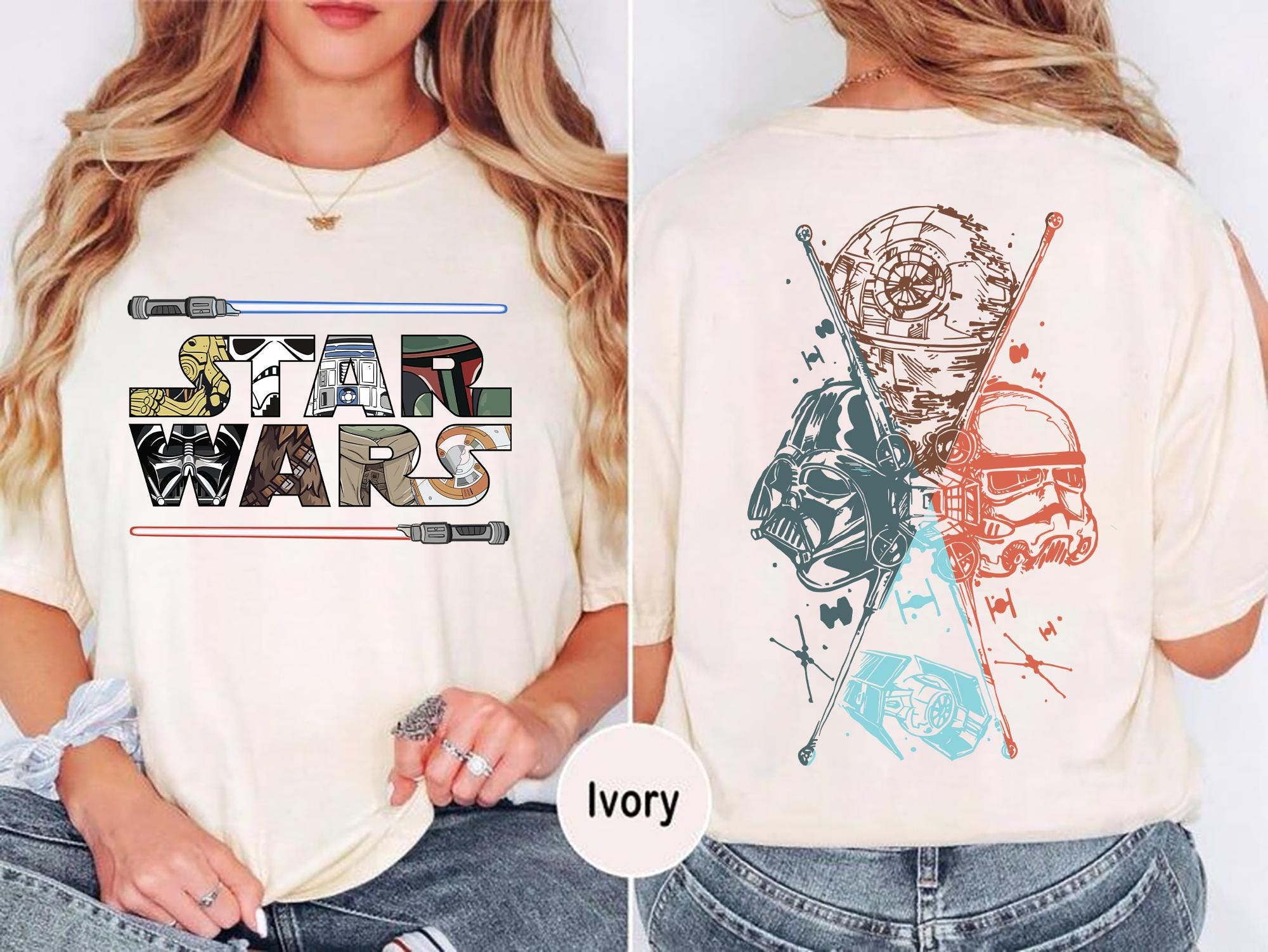 Disney Star Wars T shirt Retro Galaxy39s Edge Darth Vader Tee Star Wars Disney Trip Shirt May the Force Be With You Shirt Graphic Tee – Aesthetic Look · Perfect For Daily Wear