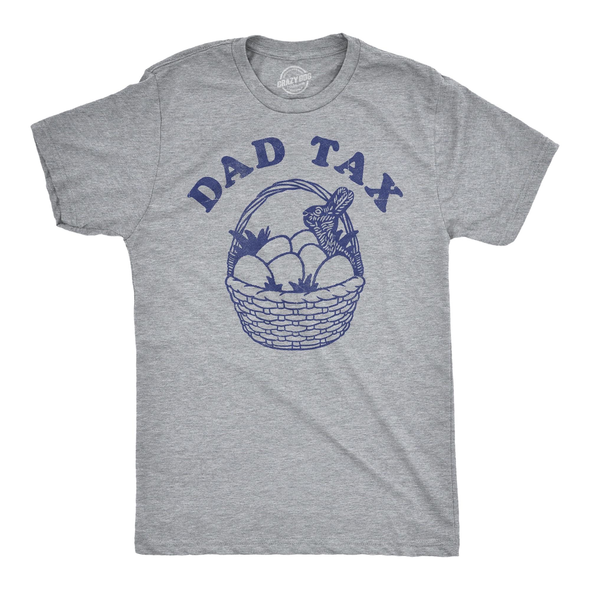 Dad Tax Easter Basket Bunnies Cute Easter Shirt Funny Bunny Easter Mens Tee Shirt Rabbit Shirts Easter Shirt Easter Basket Check Graphic Tee – Bold Style · Top Pick For Any Outfit