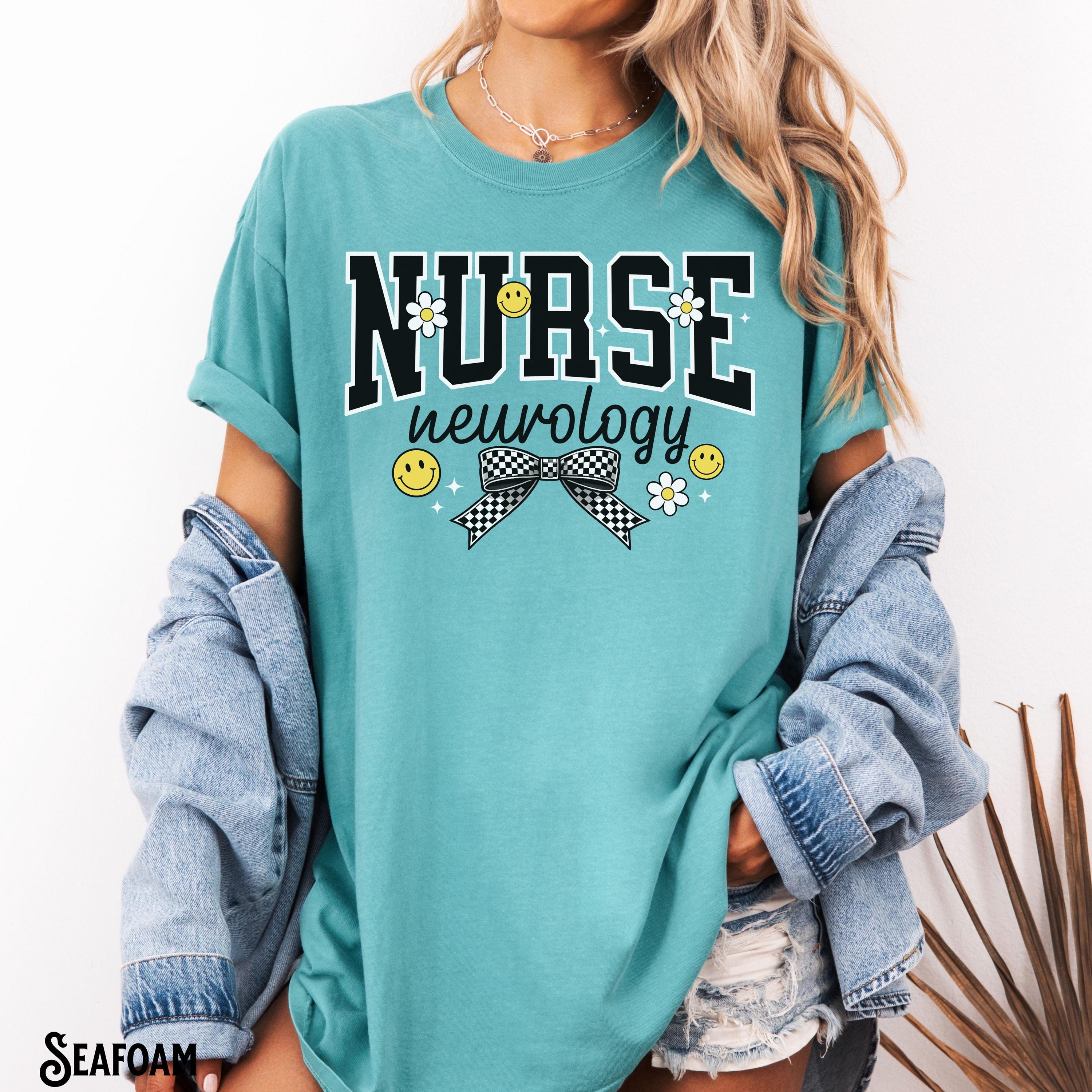 Neuro Nurse Shirt Neurology Tee Neuro Intensive Care Unit Neurological Neuro ICU Team RN NP Retro Neuroscience Gift Graphic Tee – Premium Graphic · Perfect For Daily Wear