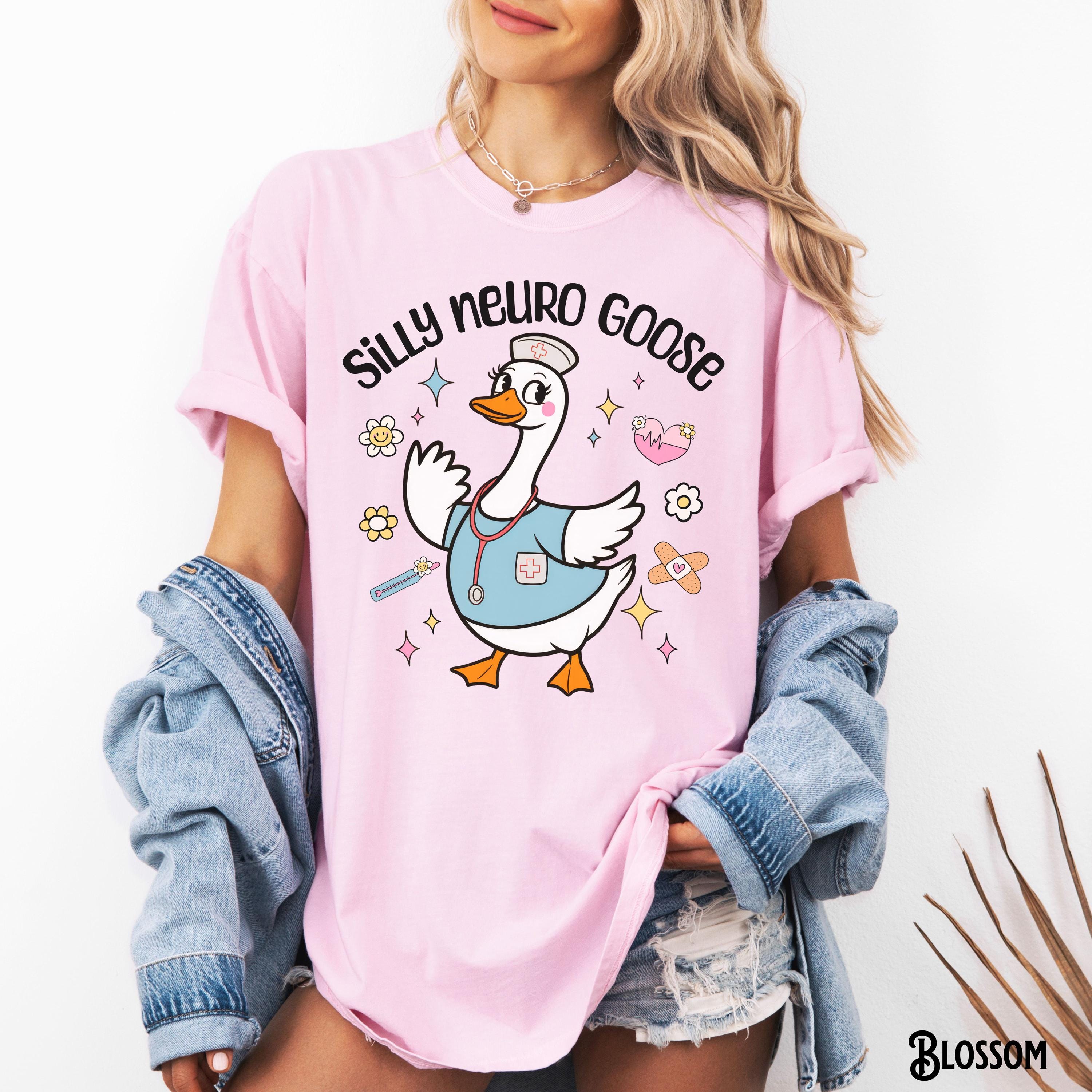 Neuro Nurse Shirt Neurology Tee Neuro Intensive Care Unit Silly Goose Neurological Neuro ICU Crew Doctor RN NP Gift Graphic Tee – Cozy Vibes · Great Gift For Fans