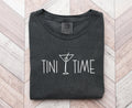 TINI TIME Shirt for Martini Lovers Girls Night Out Tee Tini Time Gift for Birthday Happy Hour TShirt Graphic Tee – Aesthetic Look · Perfect For Daily Wear