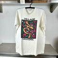 Vintage 90s New York Village K Martinez Artwork T Shirt Vintage Art T Shirt Graphic Tee – Cozy Vibes · High-Quality Print