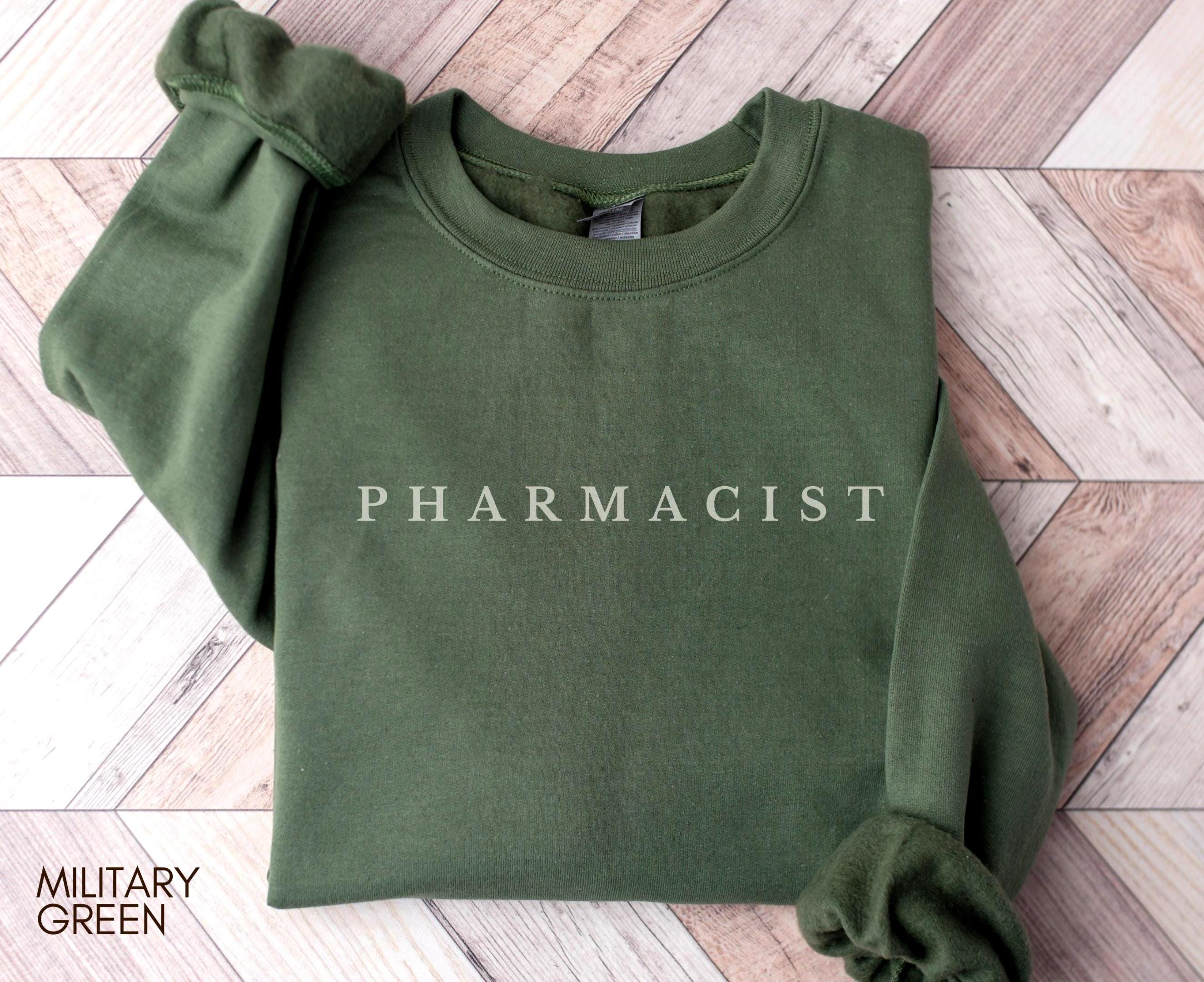 Pharmacist Sweatshirt Minimalist Pharmacy Crewneck Pharmacist Grad or Pharmacy Student Gift Pharmacist Graduation Sweatshirt Sweatshirt – Feel-Good Design · Must-Have Style