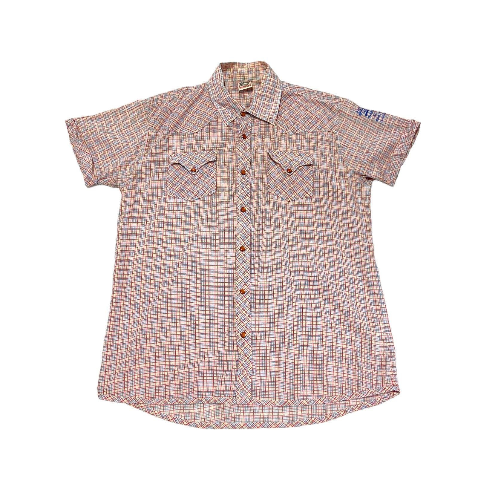 Scotch Soda Mens Shirt Vintage Designer Short Sleeve Colourful Check Popper Graphic Tee – Fan Favorite · High-Quality Print