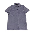 Ermenegildo Zegna Mens Shirt Vintage High End Designer Short Sleeve Blue Graphic Tee – Soft Feel · High-Quality Print