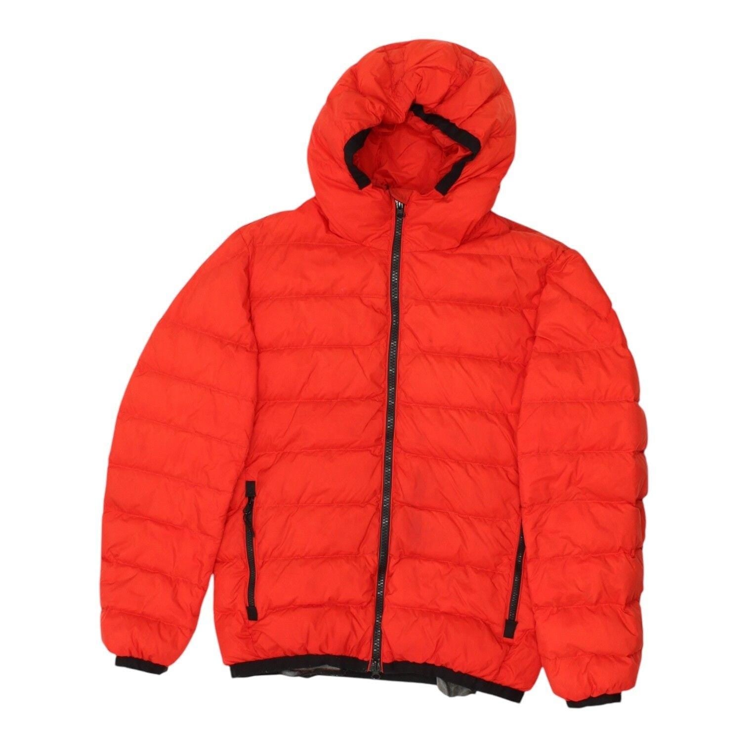 Antartica Mens Puffer Jacket Vintage Designer Red Padded Winter Coat VTG Graphic Tee – Warm & Stylish · High-Quality Print